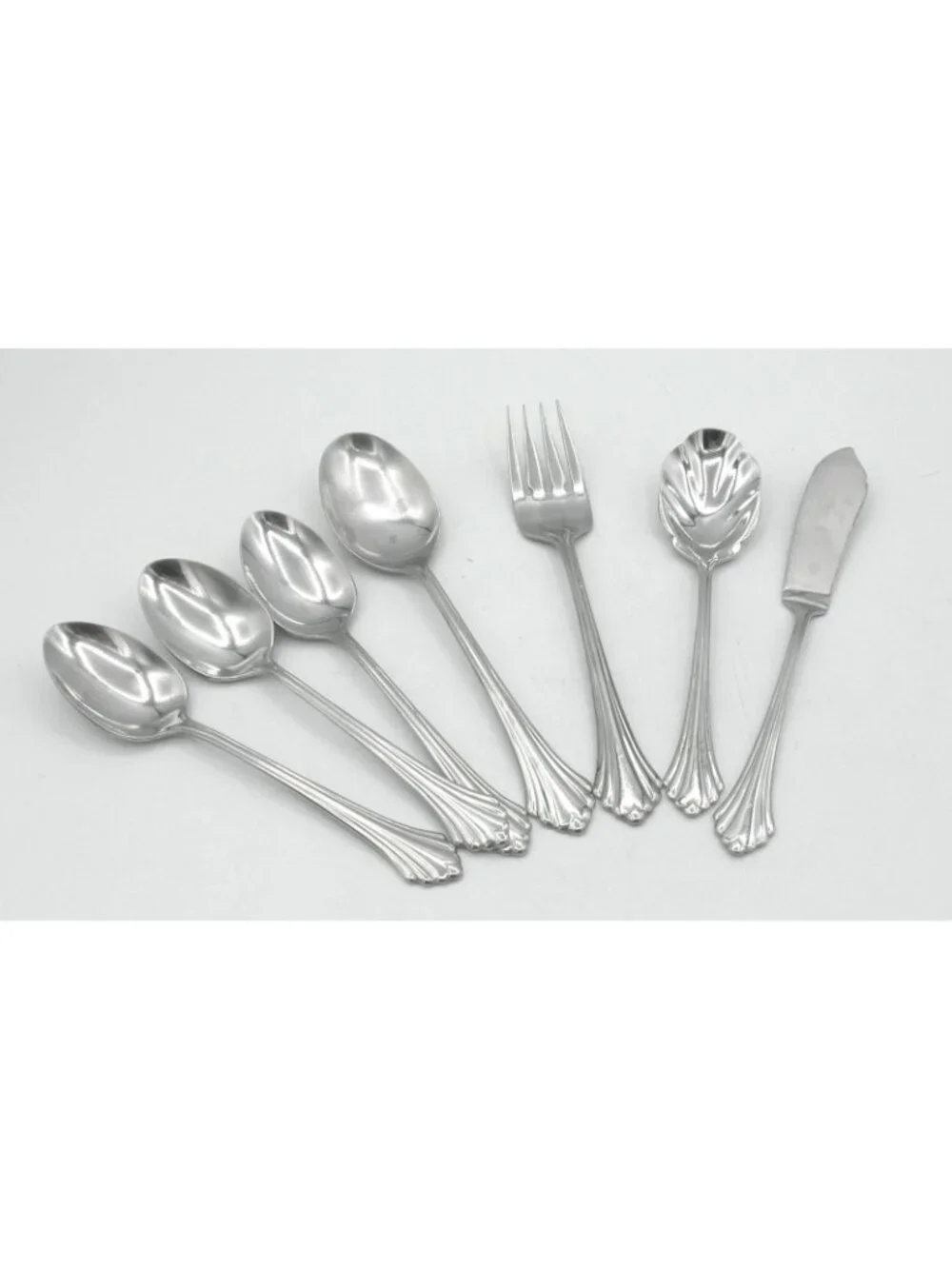 Bancroft Stainless by Oneida Mixed Lot of 7 Pieces Pattern Code: OHSBAN